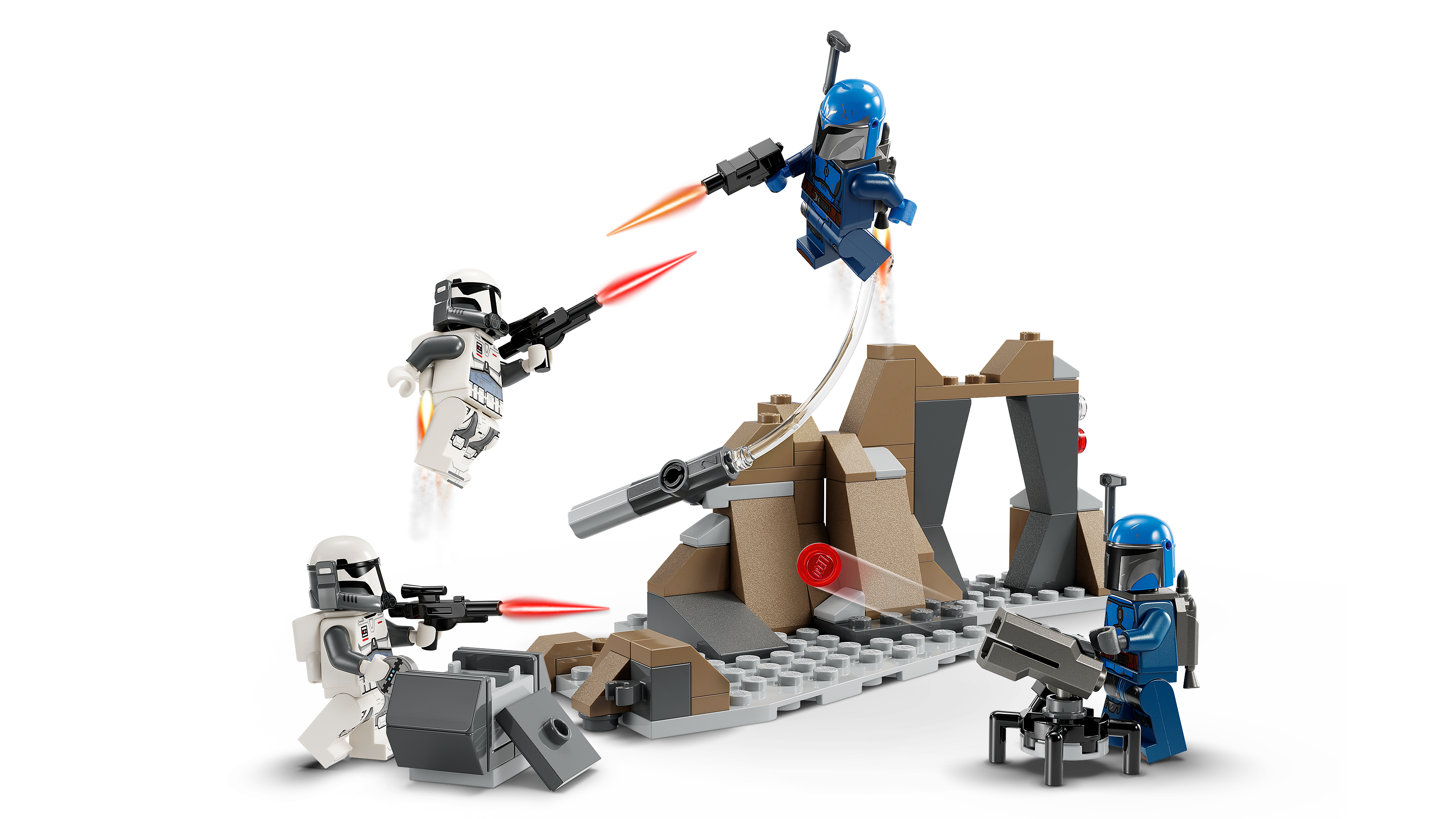 LEGO 75373 Hinterhalt auf Mandalore – Detailansicht und spezielle Features
