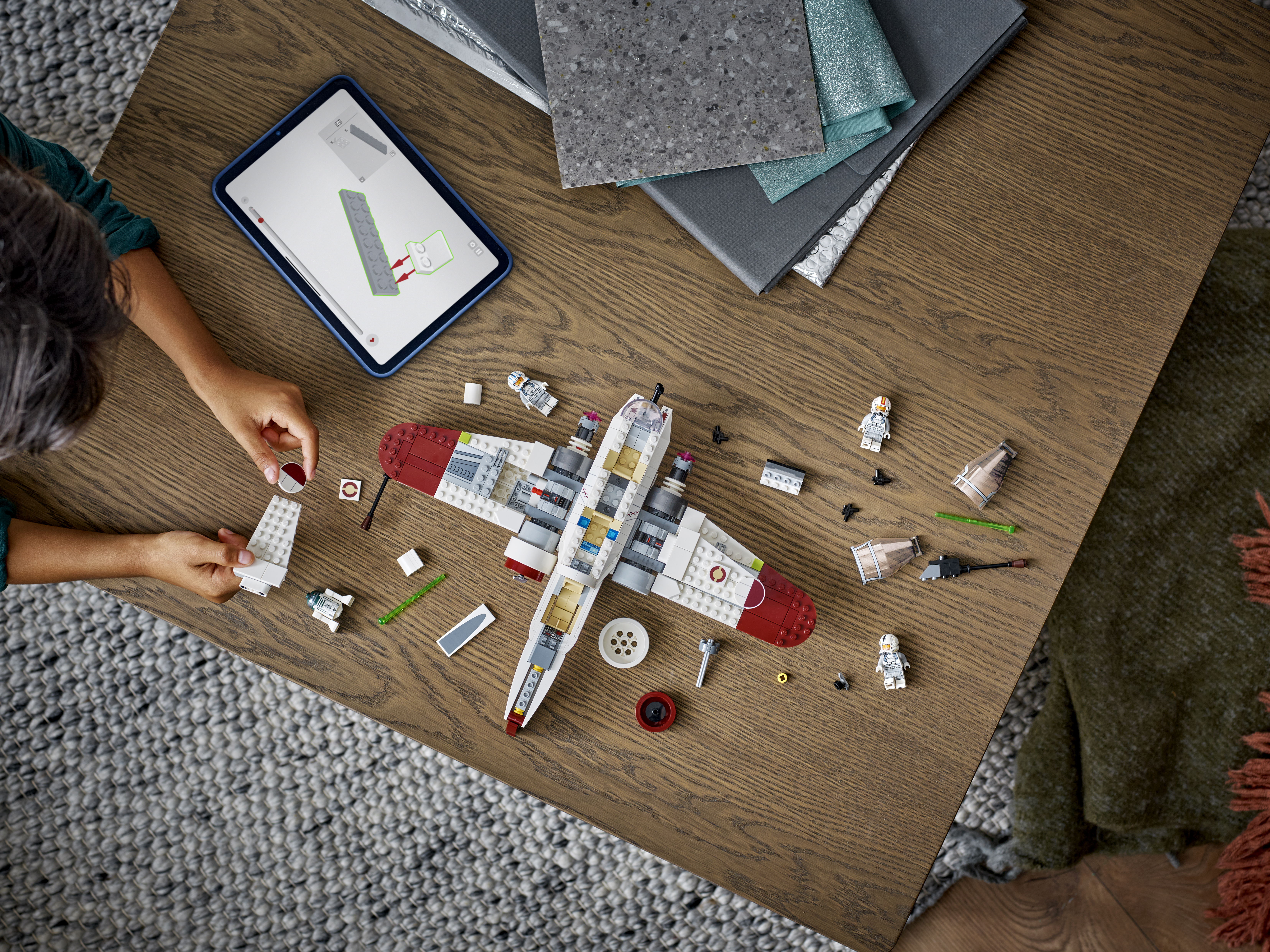 LEGO 75402 ARC-170 Starfighter – Bauphasen und Konstruktionsdetails