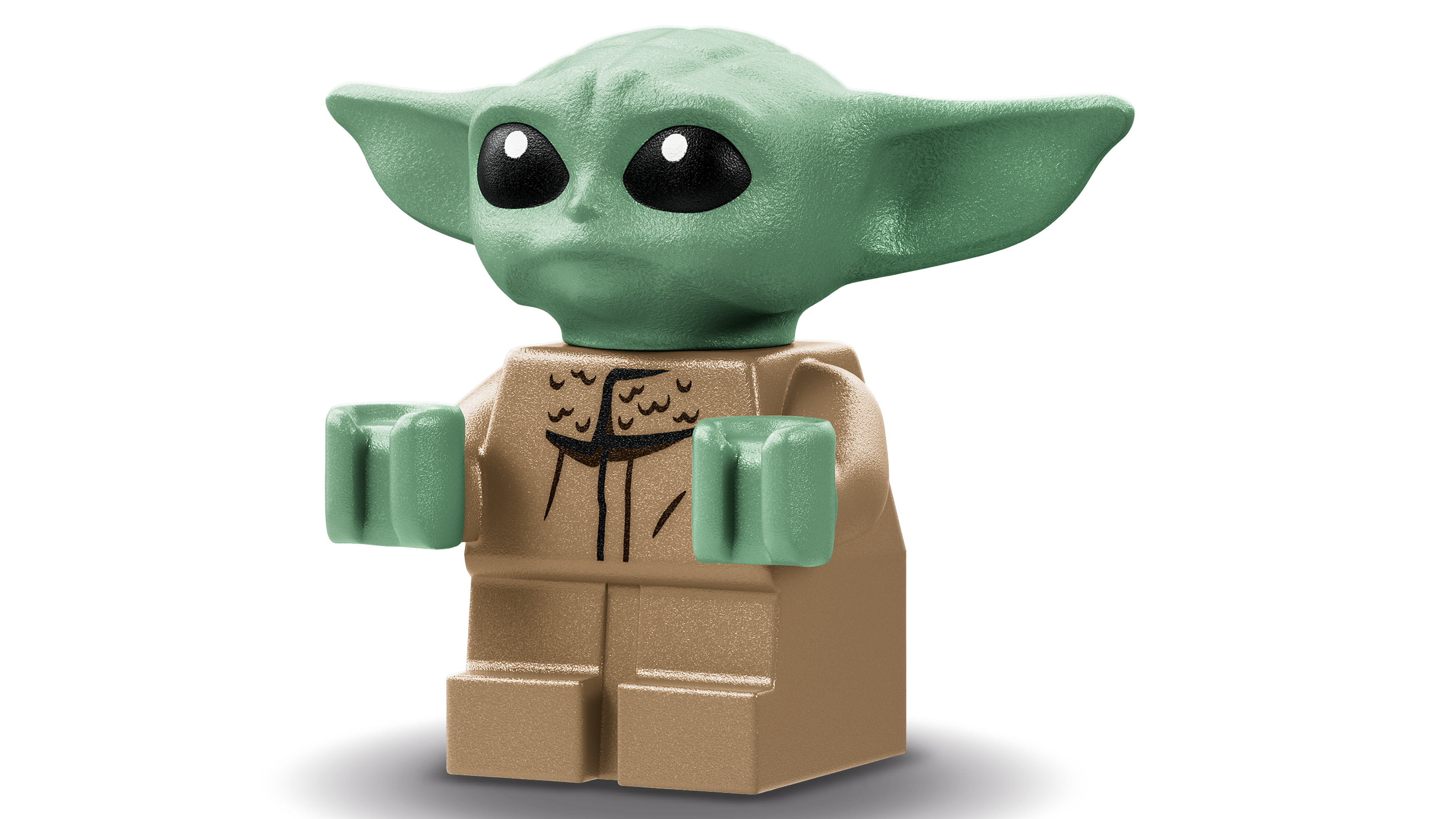 LEGO 75403 Grogu – Detailansicht mit beweglichen Ohren und Armen