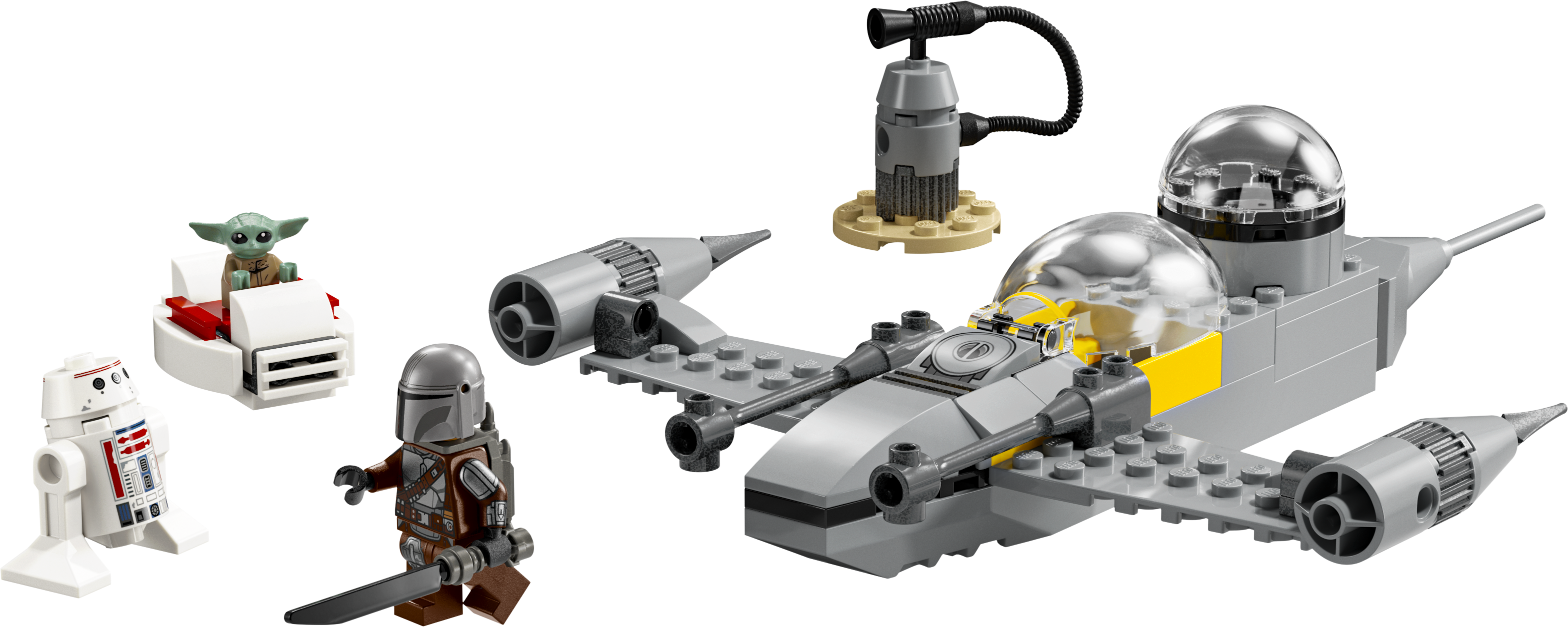 LEGO 75410 N-1 Starfighter – Das silberne Raumschiff mit Minifiguren
