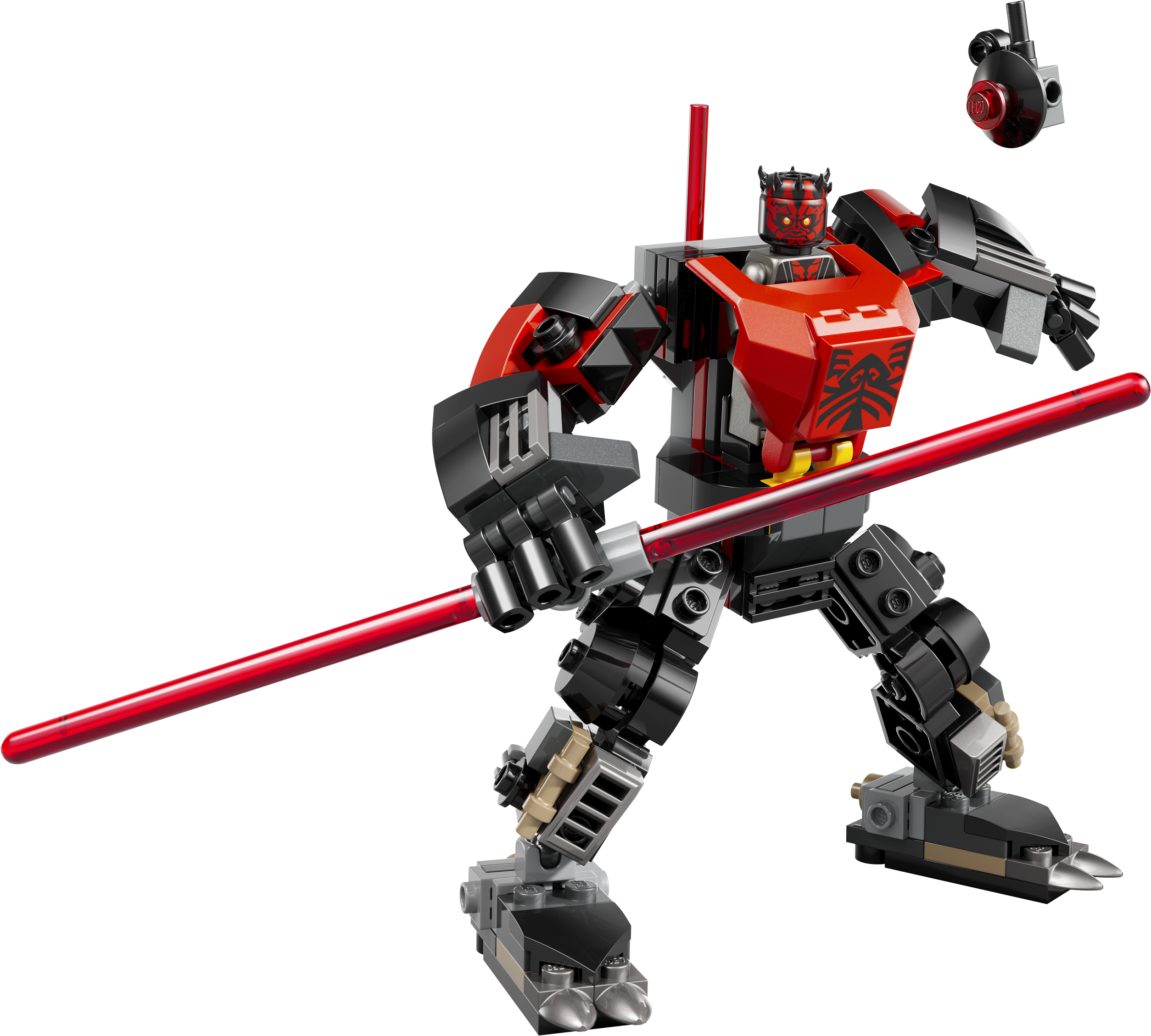 LEGO 75411 Darth Maul Mech – Der rot-schwarze Kampfroboter mit beweglichen Gliedmaßen
