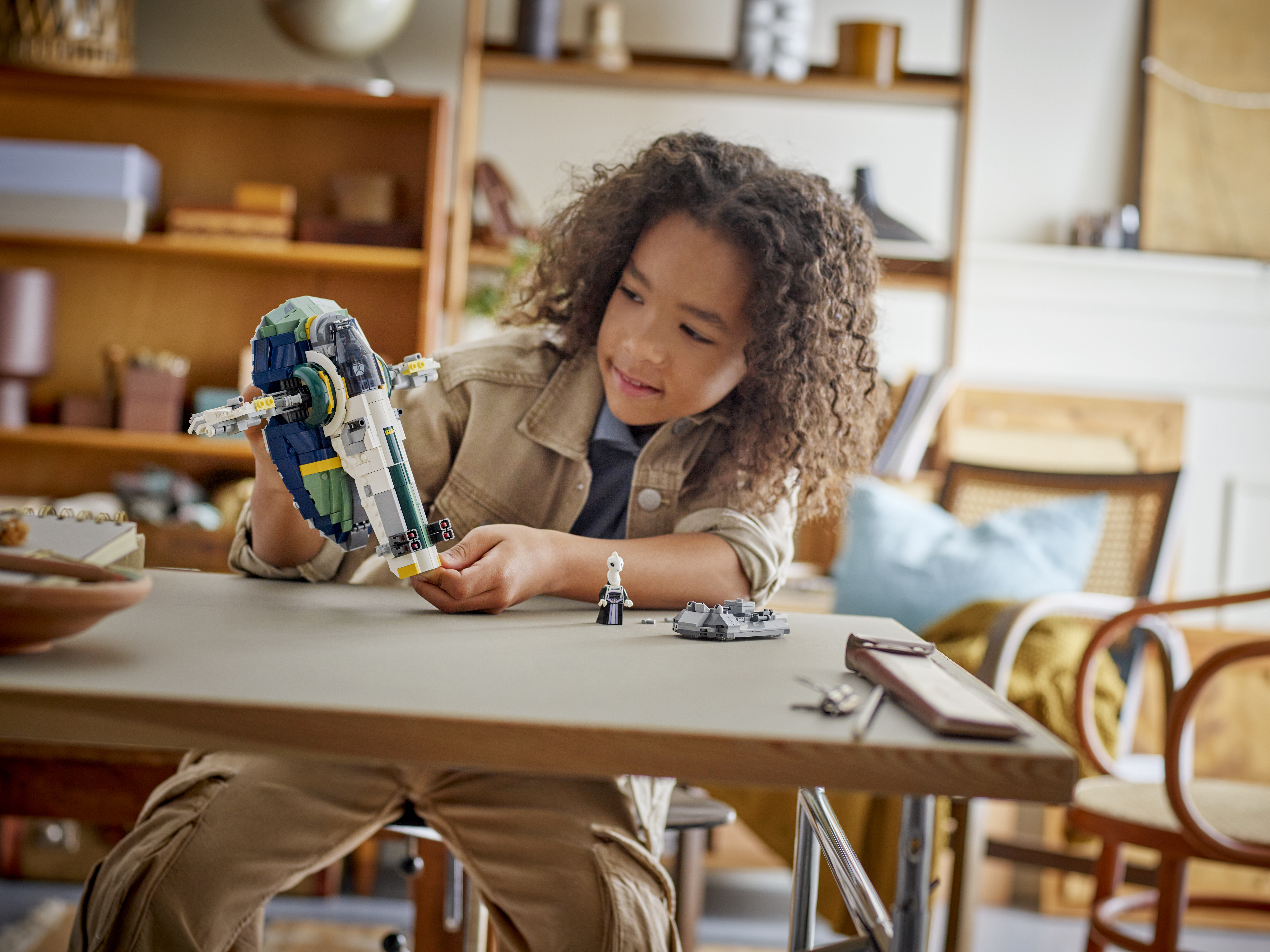 LEGO 75433 – Spielszene mit Jango Fett und Servicewagen