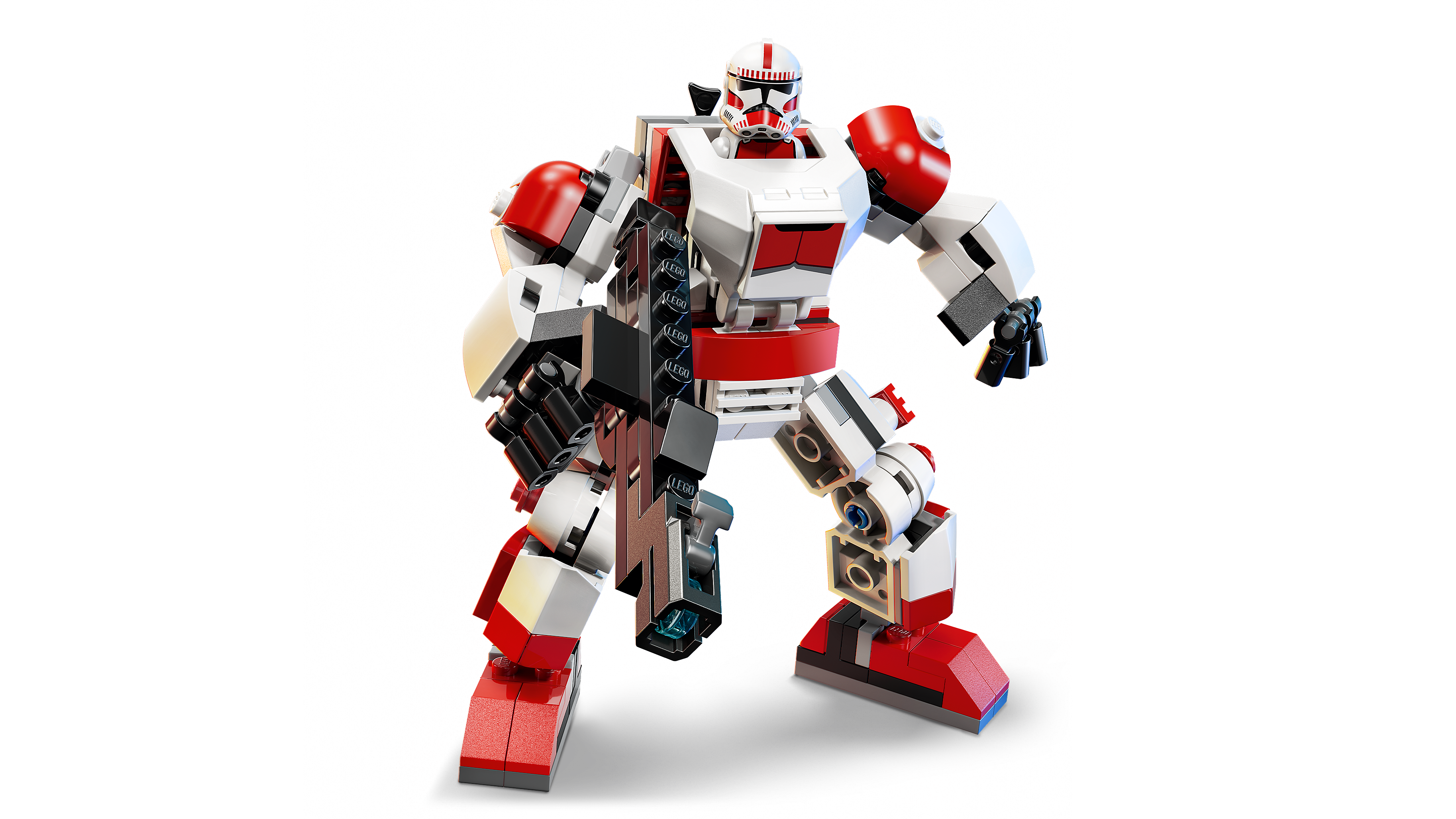 LEGO 75448 Klon-Schocktruppen Mech – Detailansicht der beweglichen Arme und Beine