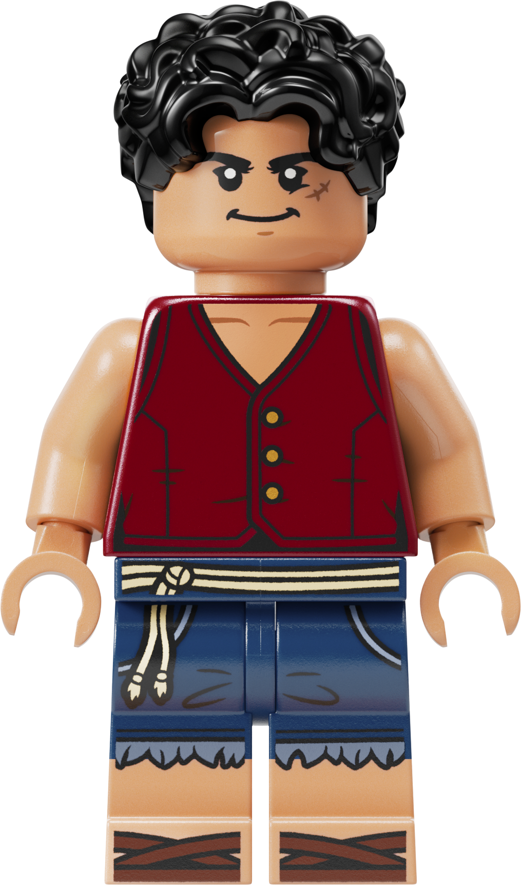 LEGO 75637 All four minifigures: Ruffy, Zorro, Nami and Buggy the Clown