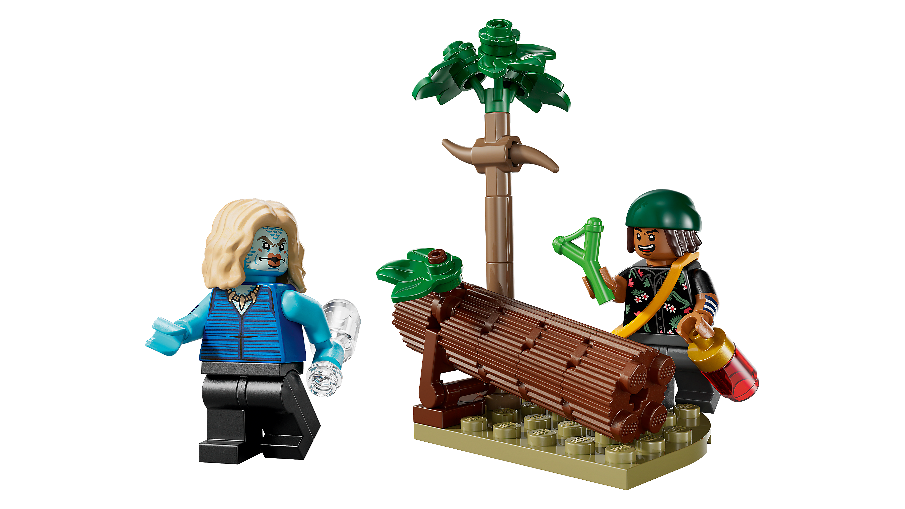 LEGO 75638 Ruffy-Minifigur mit ausgefahrenen Gum-Gum-Armen Detailansicht