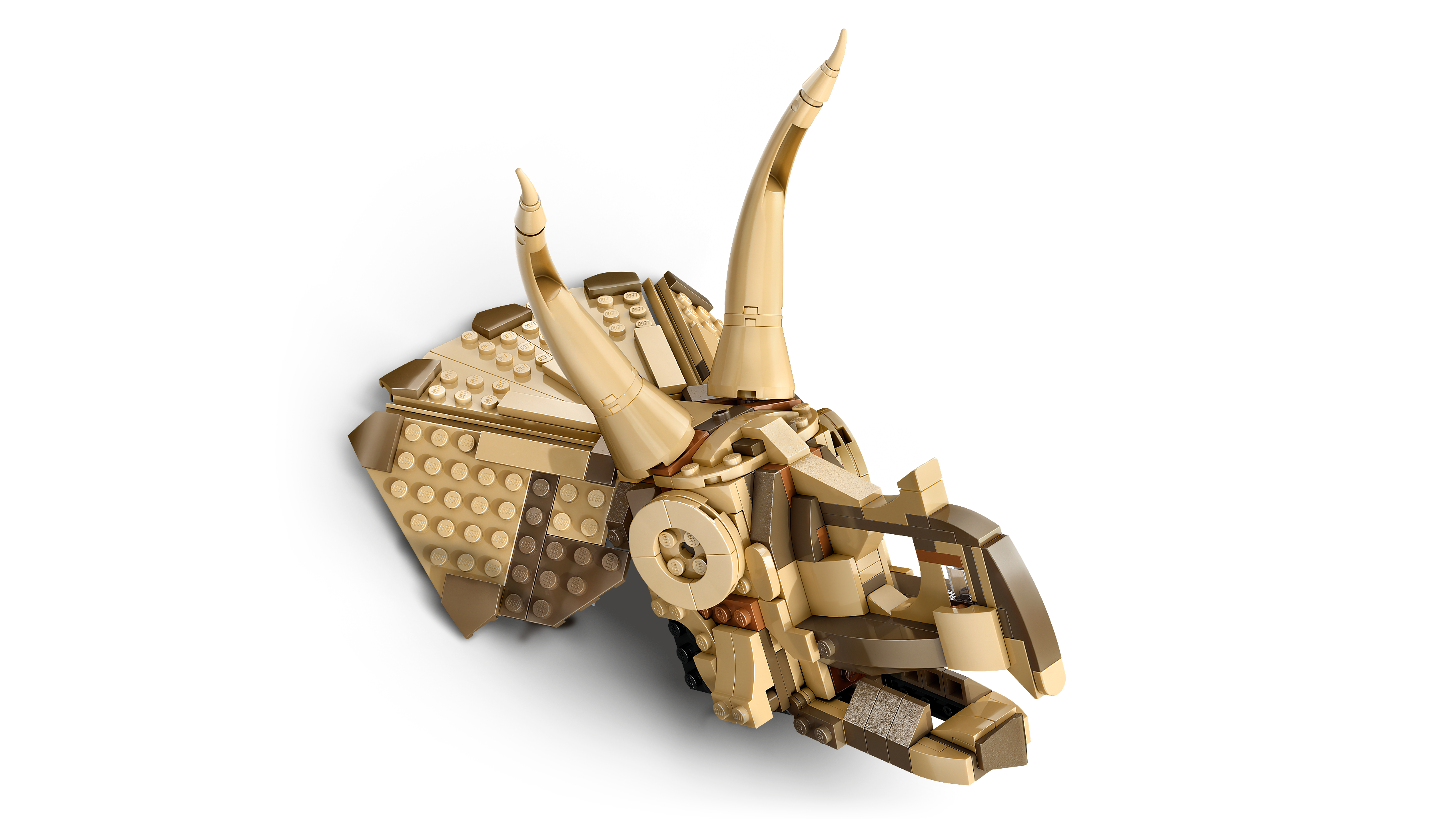 LEGO 76969 Jurassic World Dinosaurier-Fossilien Triceratops-Schädel Modell mit Ausgrabungsstätte und Minifigur