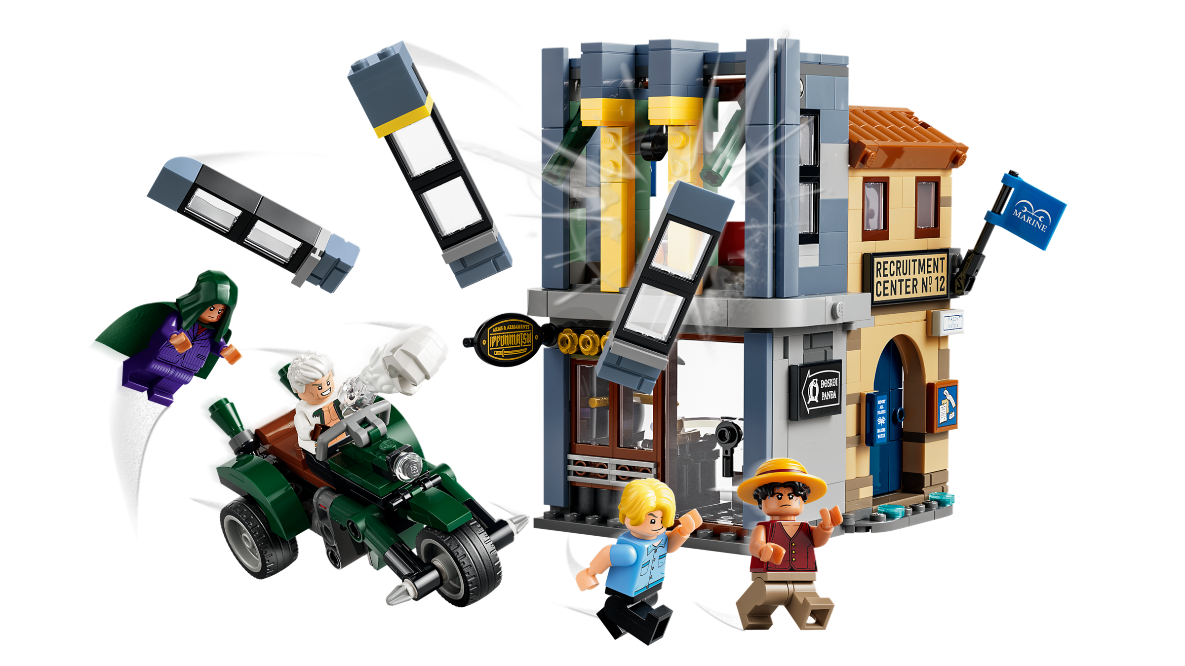 LEGO ONE PIECE 75642 Funktionselement Kapitän Smoker Raucheffekt und Explosionsmechanismus