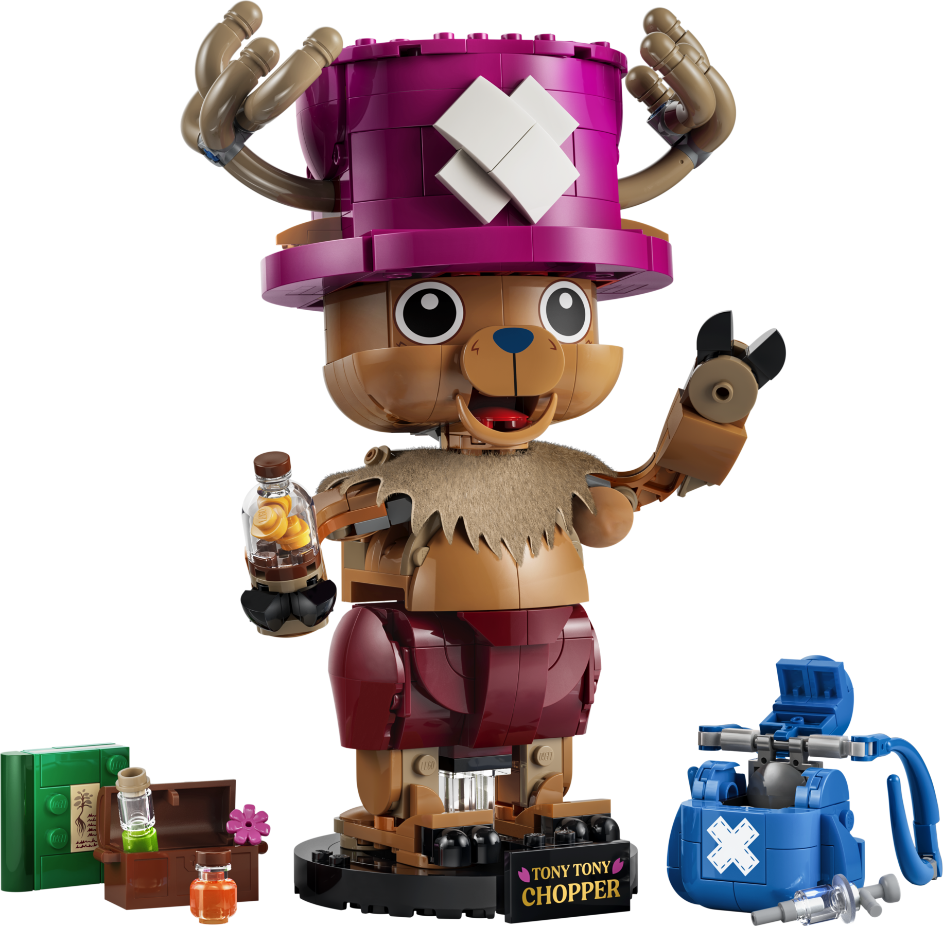 LEGO 75643 Tony Tony Chopper Produktbild mit Sammler­figur aus ONE PIECE