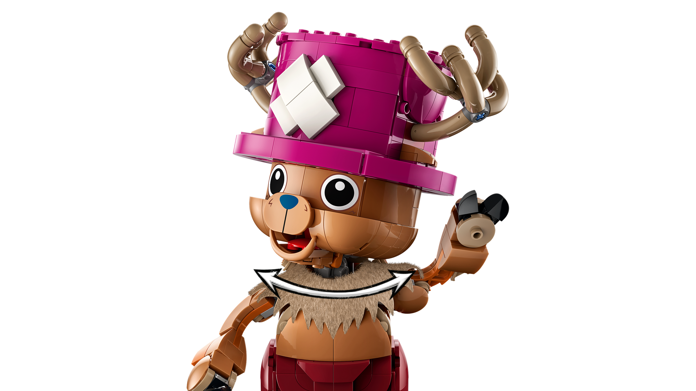 LEGO 75643 Tony Tony Chopper fertige Sammler­figur mit Ständer