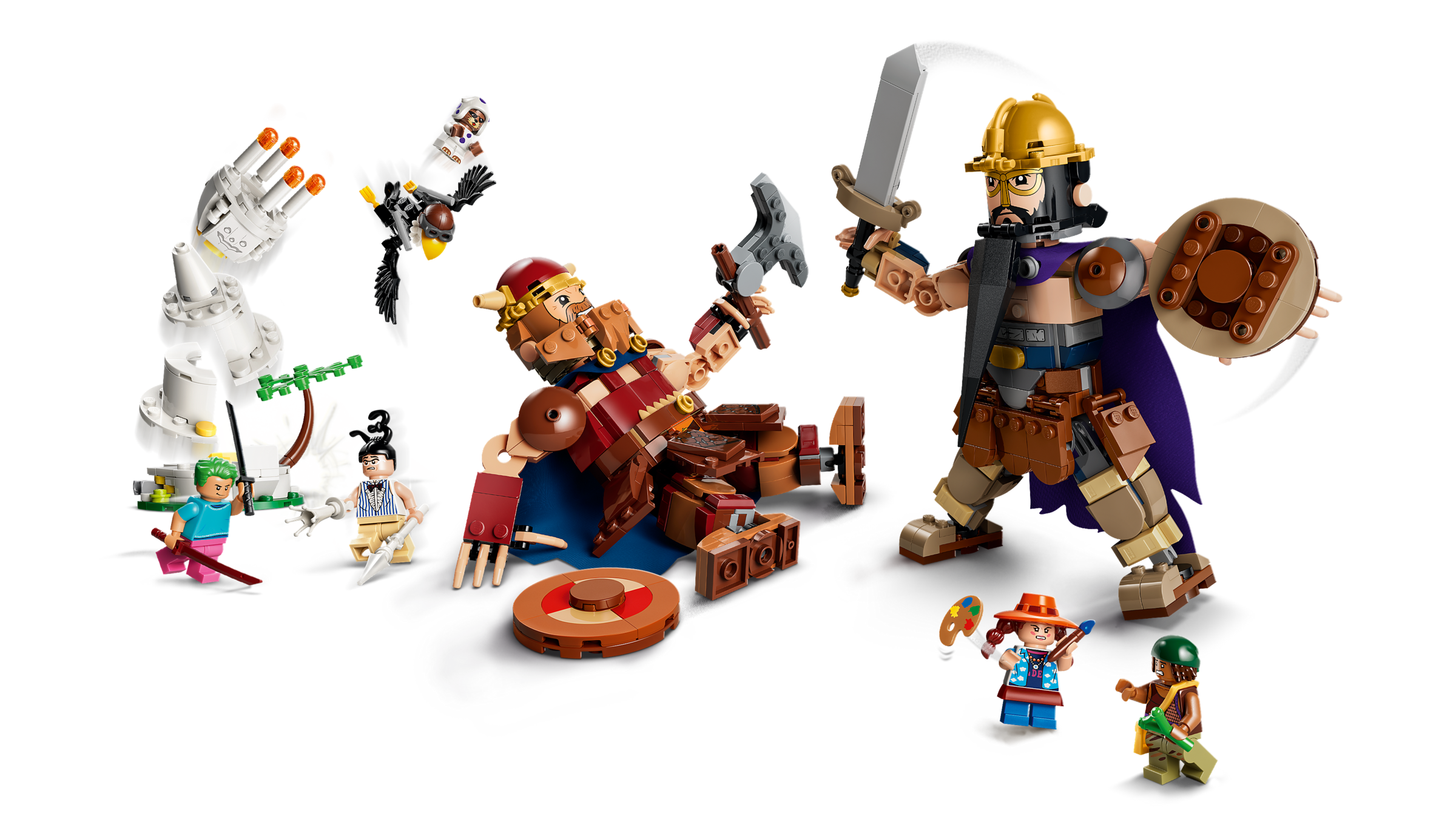 LEGO 75644 Bewegliche Riesenfiguren Woogey und Boogey mit Gelenken und Kampfposen