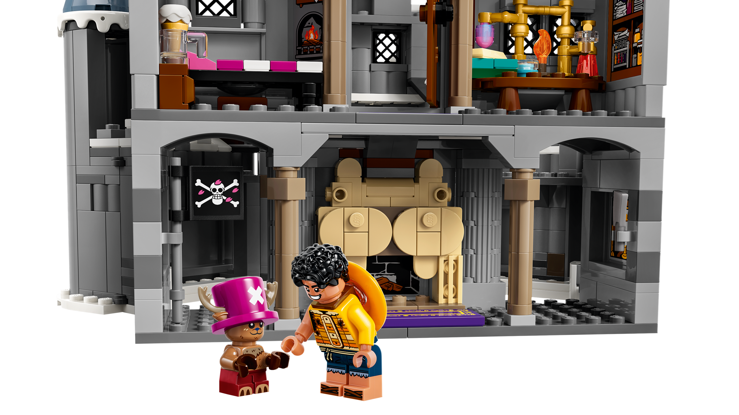 LEGO 75645 Lifestyle-Foto beim Zusammenbau des mehrstöckigen Schlosses